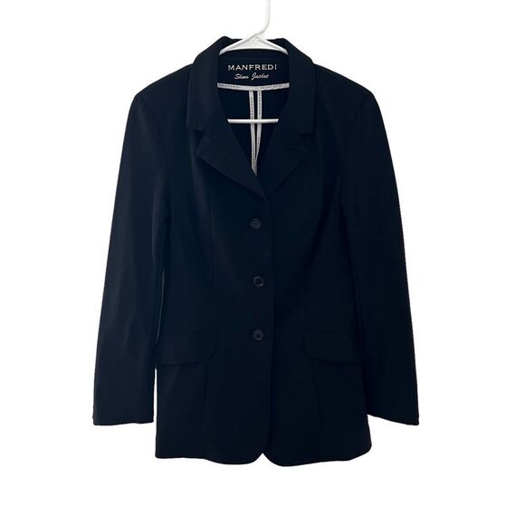 Manfredi Black Equestrian Show Riding Jacket Size 42L (Women’s Large) - Picture 2 of 13